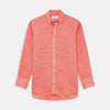 Pink Linen Weekend Fit Hayne Shirt