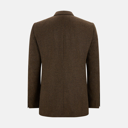 Brown Gingham Check Sports Jacket Image 2