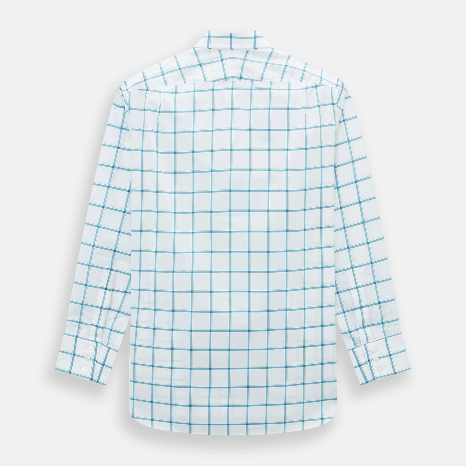 Image 3 of product Turquoise Grid Check Mayfair Shirt