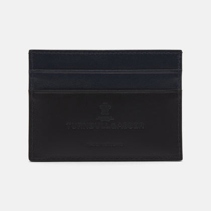 BLACK LEATHER CARD HOLDER