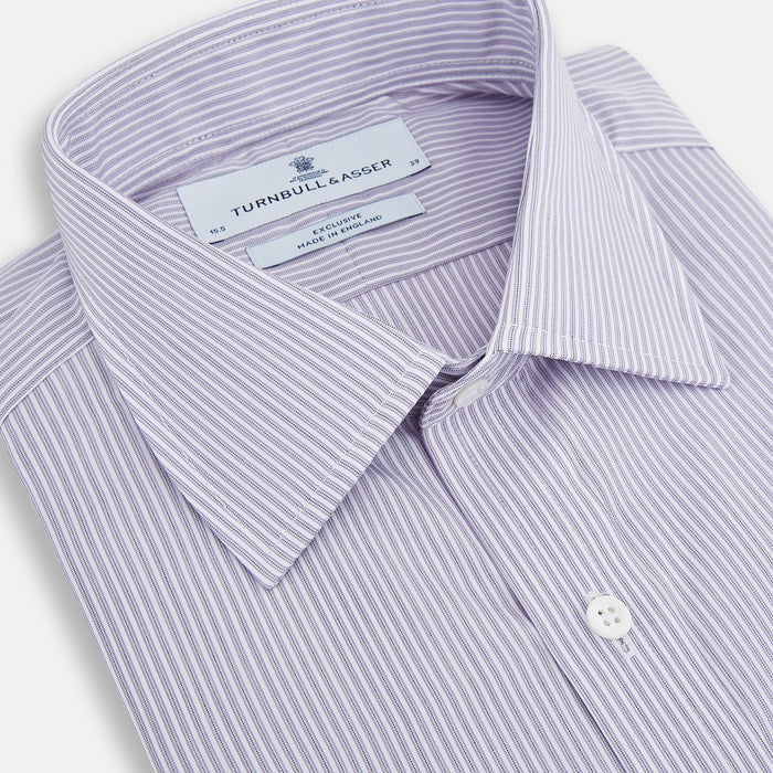 Lilac Halo Stripe Mayfair Shirt Image 1