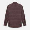 Burgundy Check Hampstead Overshirt