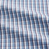 Blue and White Check Cotton Regular Fit Mayfair Shirt