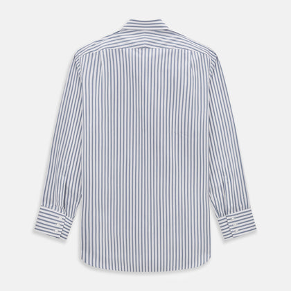 Blue Multi Wide Track Stripe Mayfair Shirt Image 2