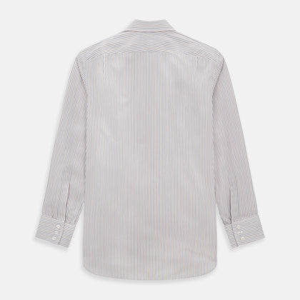 Red with Multicoloured Music Stripe Mayfair Shirt Image 2