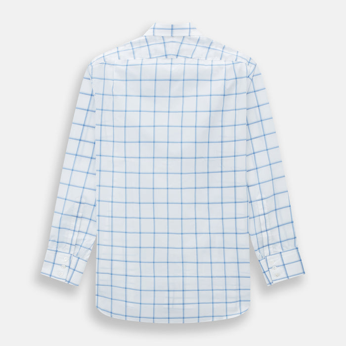Colony Blue Grid Check Mayfair Shirt Image 2