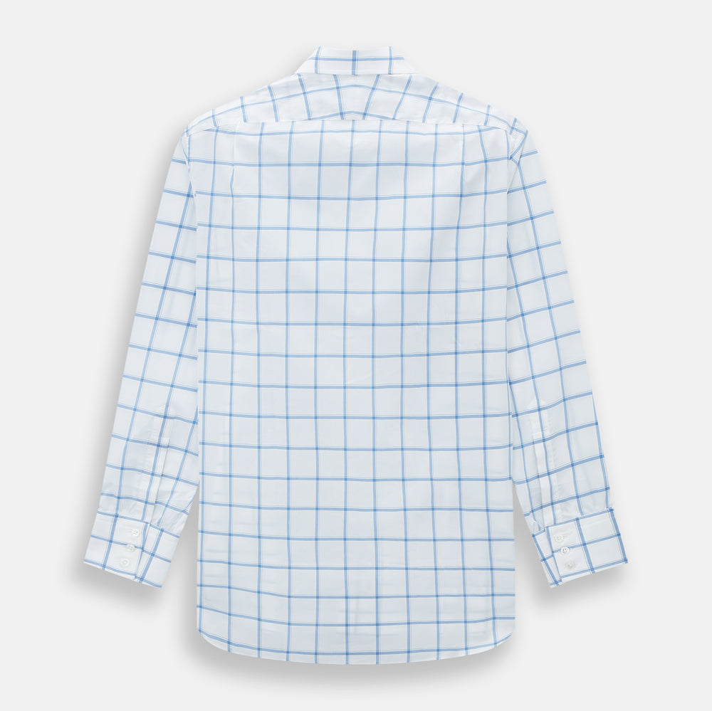 Colony Blue Grid Check Mayfair Shirt