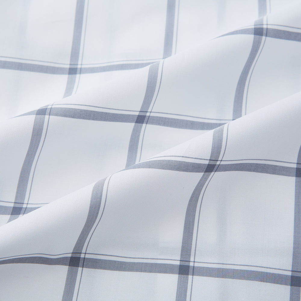 Grey Grid Check Mayfair Sirt