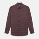 Burgundy Check Hampstead Overshirt