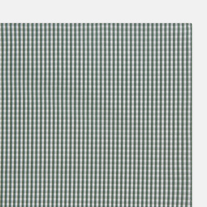 Melon Green Micro Shadow Check Hand-Rolled Handkerchief
