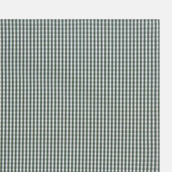 Melon Green Micro Shadow Check Hand-Rolled Handkerchief Image 1