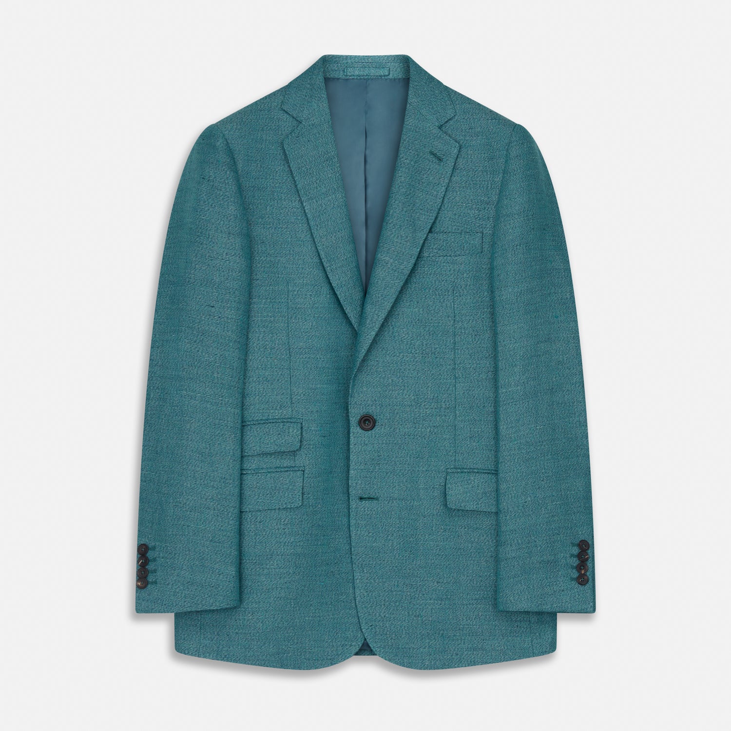 Teal Linen Barrington Blazer