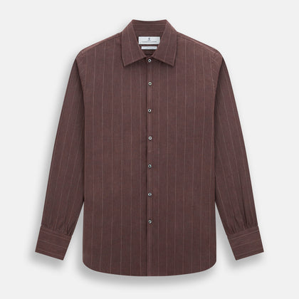 Indies Red Wide Stripe Westminster Shirt