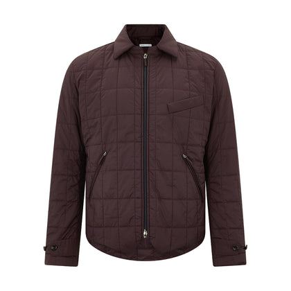Battersea Burgundy Quilted Jacket Image 5