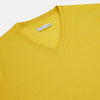 Canary Yellow Fine Merino V-Neck Jumper