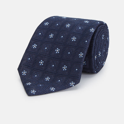 Jacquard Silk Circle Tie