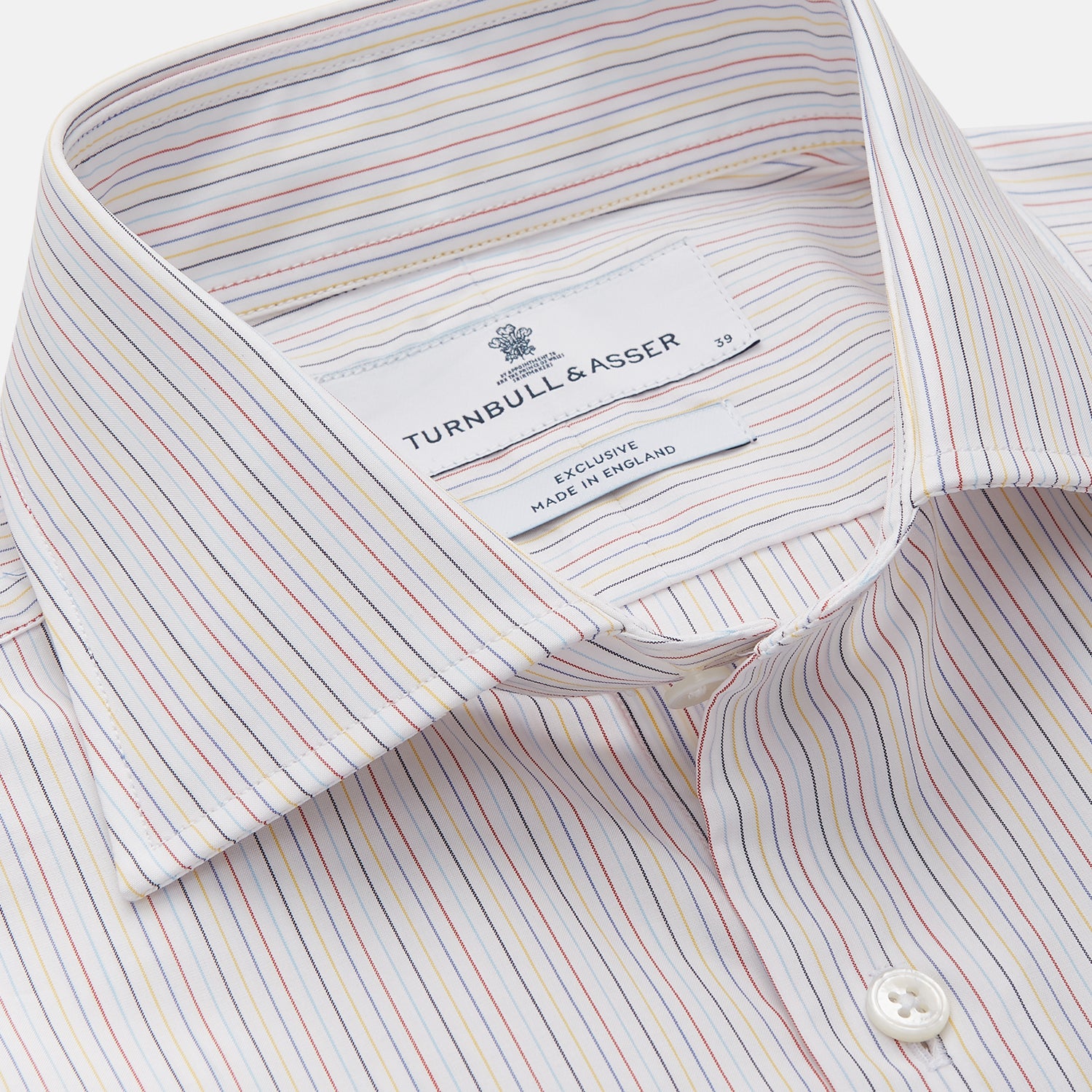 Image 2 of product Red Multi Stripe Tailored Fit Shelton Shirt