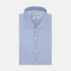 Tailored Fit Light Blue End-on-End Shirt With Kent Collar and 2-Button Cuffs