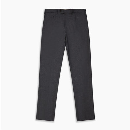 Charcoal Wool Single Pleated Gerry Trousers Image 3