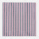 The Antique Pink Ticking Stripe Hand-Rolled Handkerchief by Turnbull & Asser features vertical stripes in antique pink, white, and navy blue, shown flat against a white background.