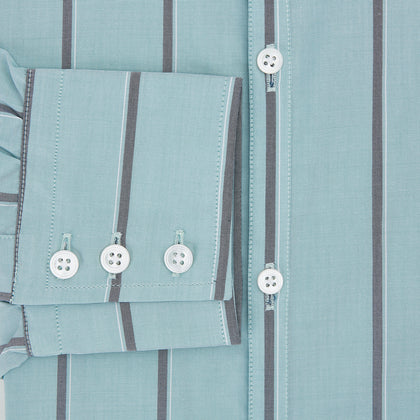 Light Sage Track Stripe Westminster Shirt Image 3