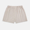 Pink and Cream Double Graph Check Godfrey Boxer Shorts