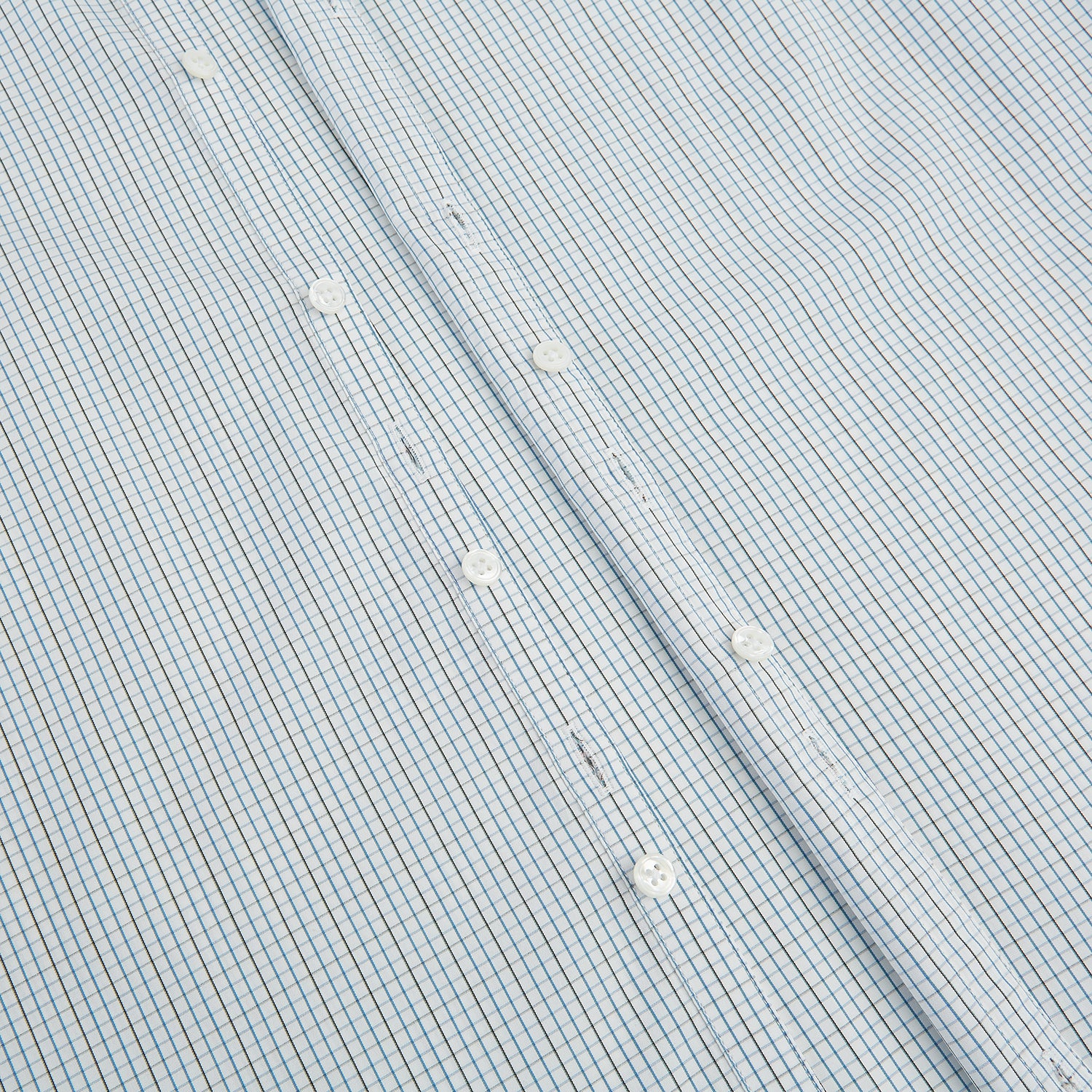 Image 7 of product Pale Blue and Navy Grid Check Westminster Shirt