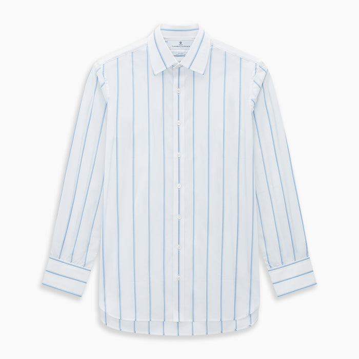Colony Blue Track Stripe Mayfair Shirt Image 6