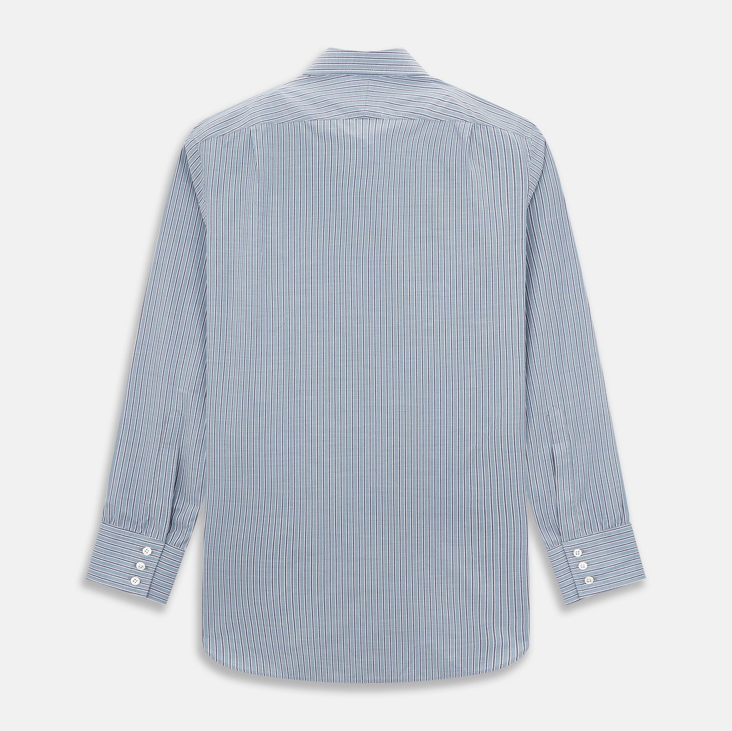 Image 3 of product Steel Grey Ticking Stripe Mayfair Shirt
