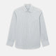 Pale Blue and Navy Grid Check Westminster Shirt