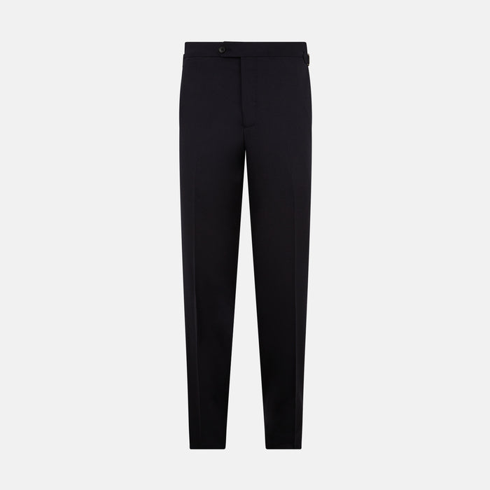 Long Navy Single Breasted Suit Image 3