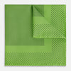 Kelly Green Dot Silk Pocket Square