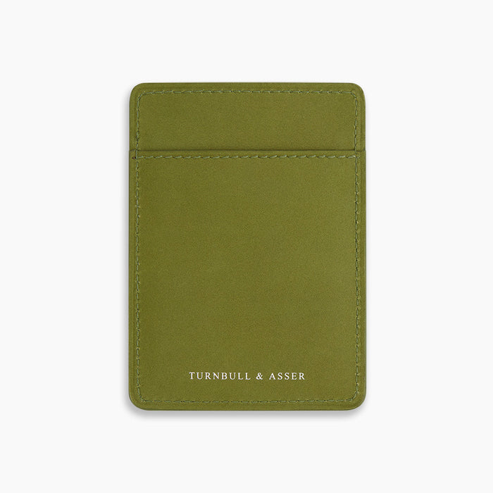 Moss Green Two-slot Card Case Image 2