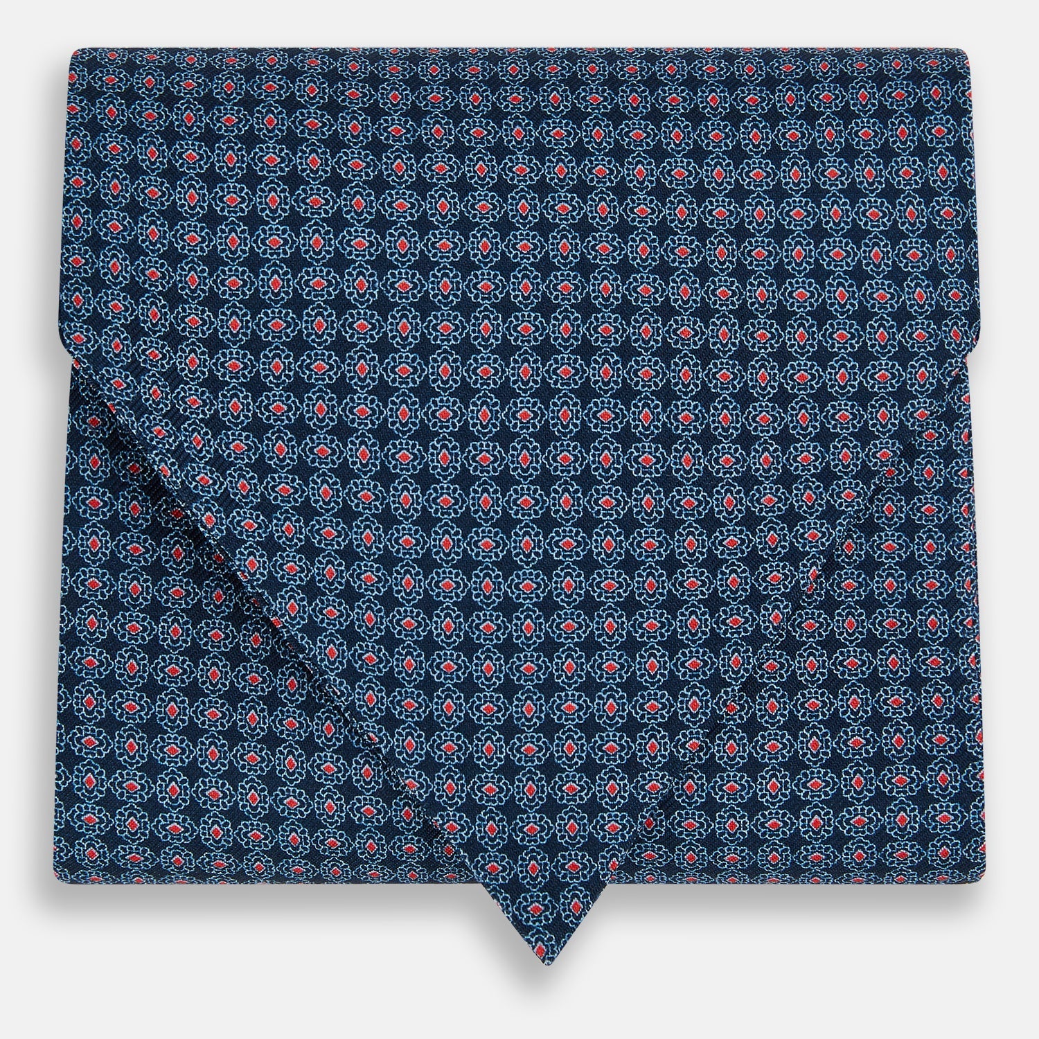 Image 1 of product Navy and Red Rosette Cravat