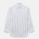 Burgundy Track Stripe Mayfair Shirt