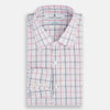 View 5 of product The Purple and Blue Multi Check Westminster Shirt by Turnbull & Asser features a refined plaid pattern, long sleeves, and button-up design—displayed flat to showcase hallmark British craftsmanship.