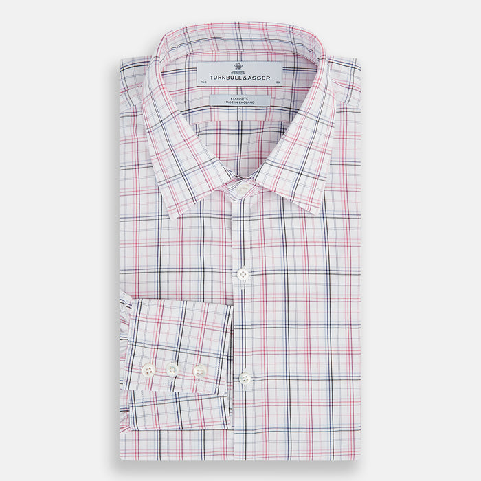 Purple and Blue Multi Check Westminster Shirt Image 4