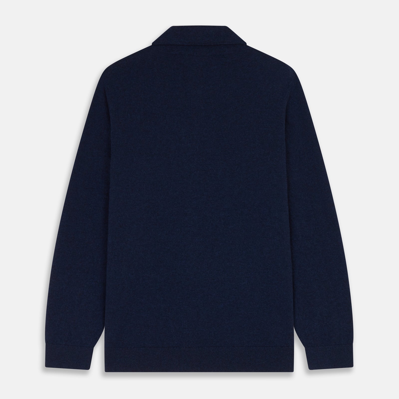 Navy Cashmere Duncan Knitted Shirt