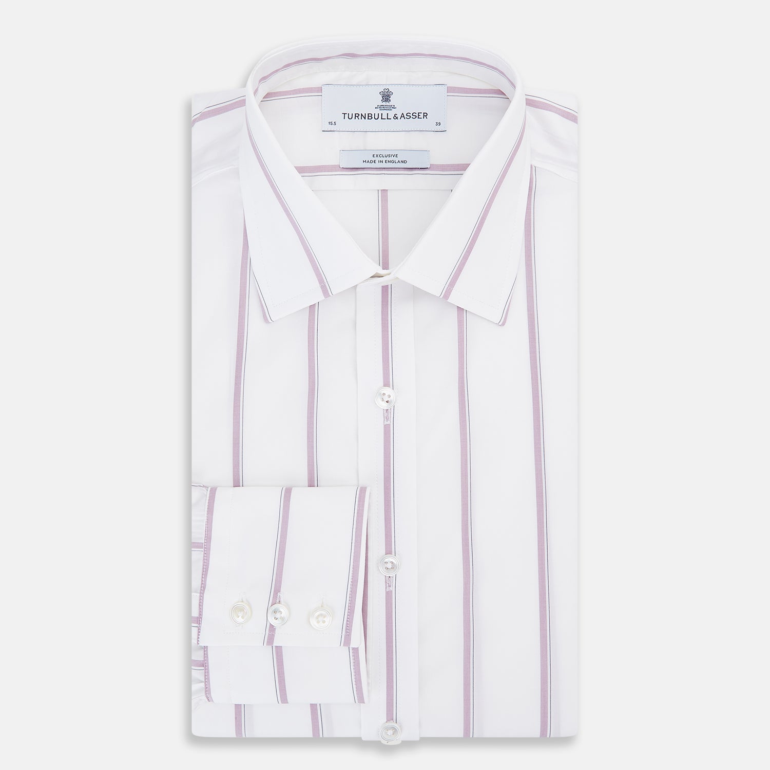 Image 5 of product Antique Pink Track Stripe Mayfair Shirt
