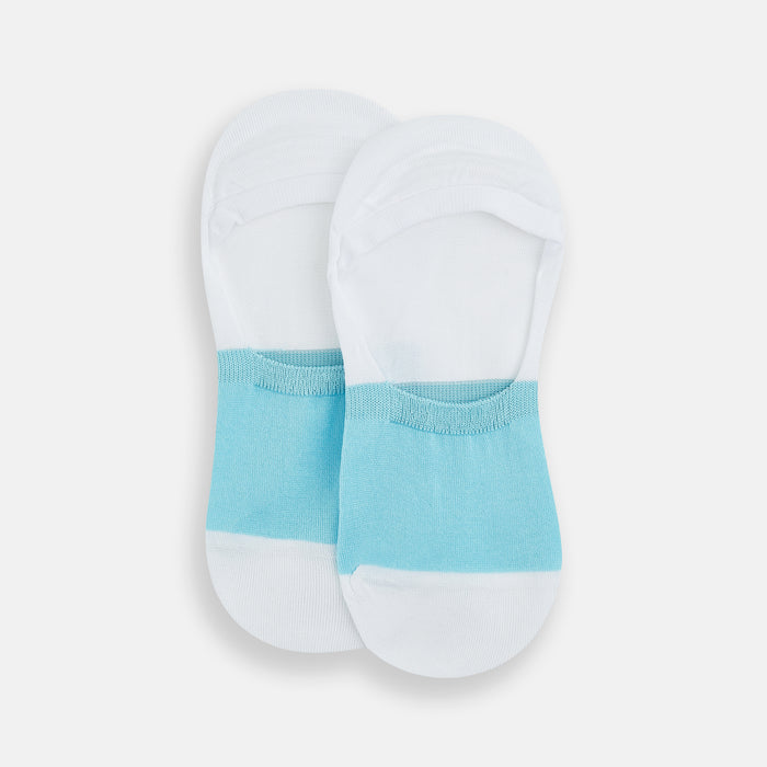 White No-Show Socks Image 1