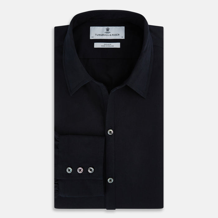 DARK NAVY WINDSOR SHIRT Image 4