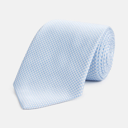 HOUNDSTOOTH WHITE RIVER TIE