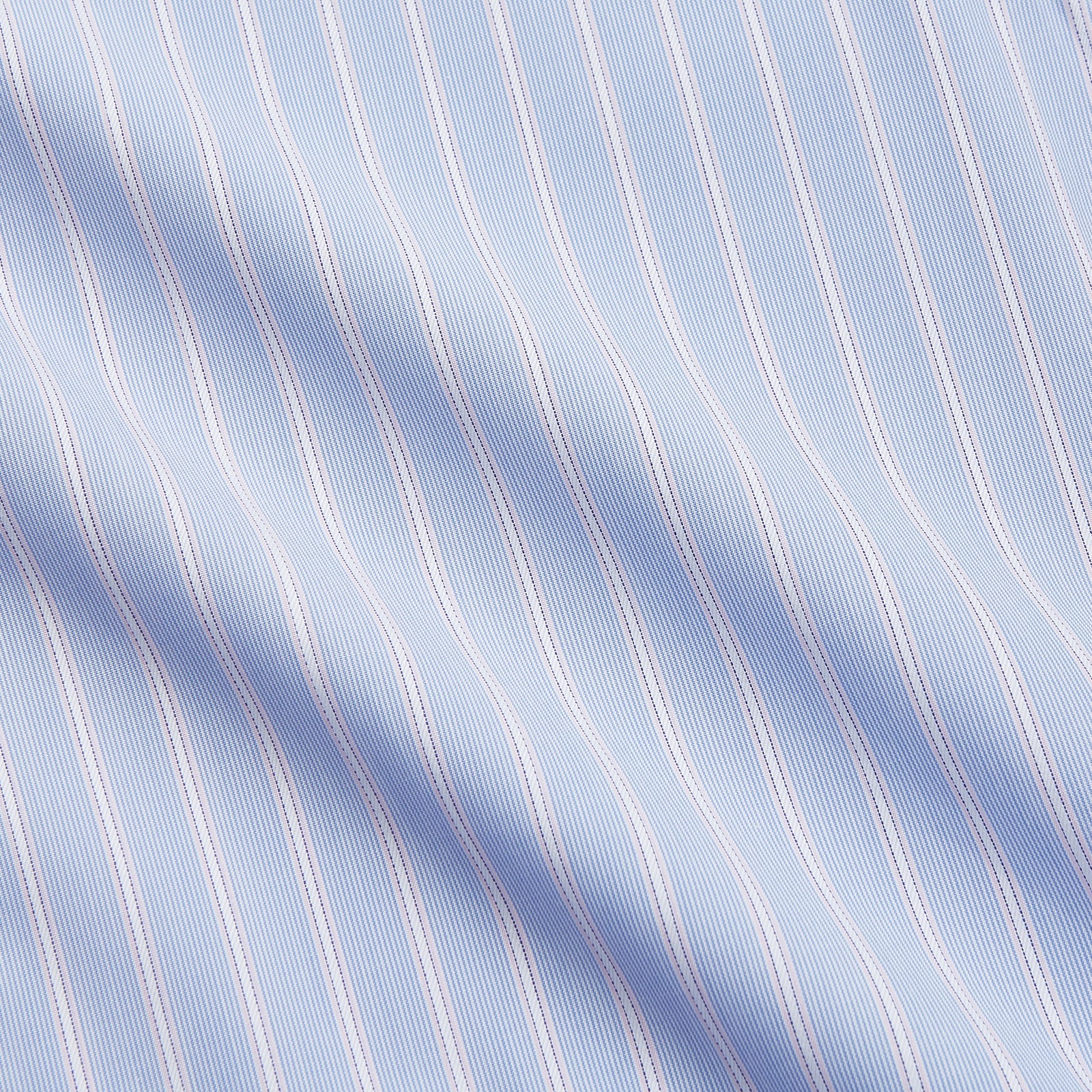 Image 4 of product Blue Multi Stripe Cotton Regular Fit Whitby Shirt