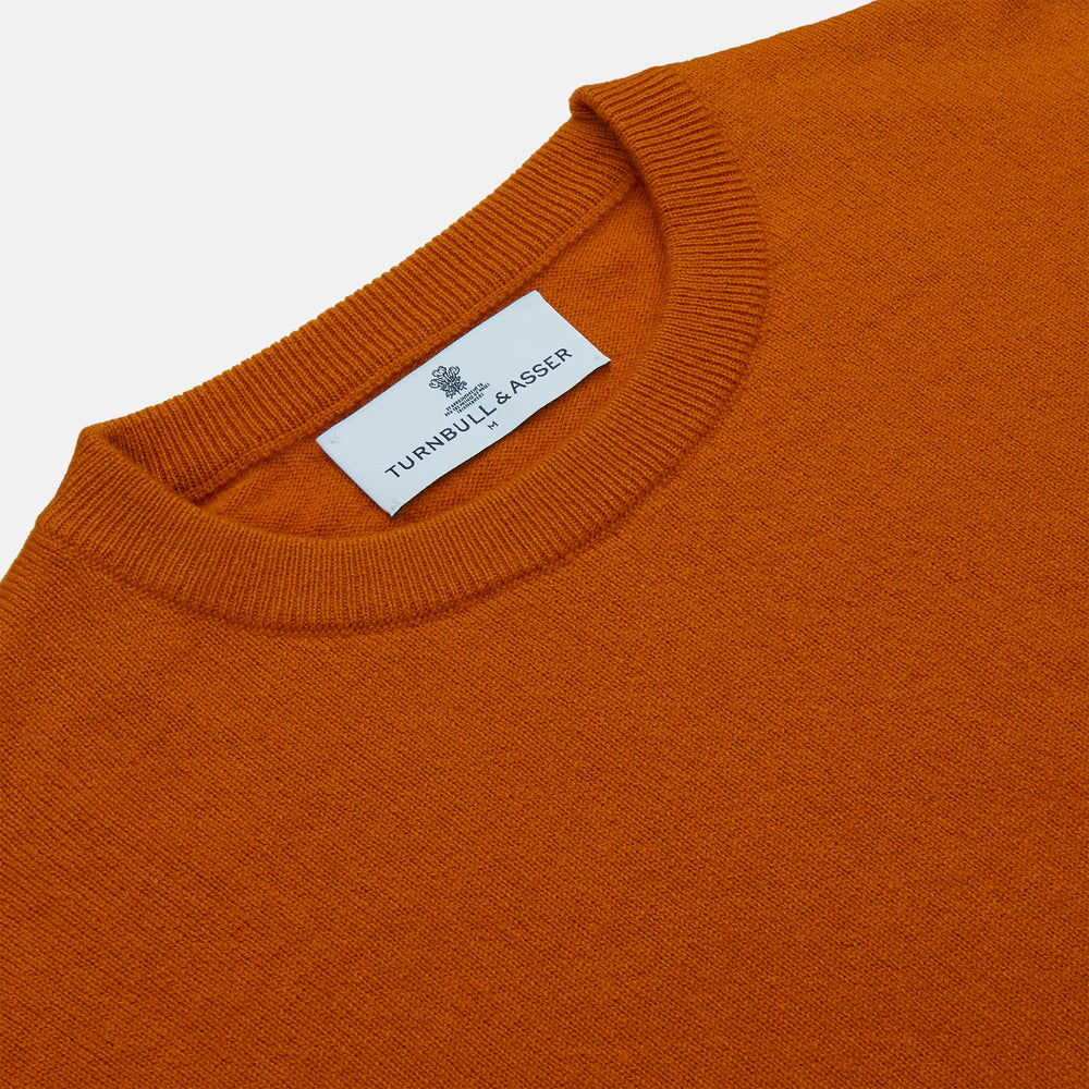 Rust Glenn Crew Neck Jumper