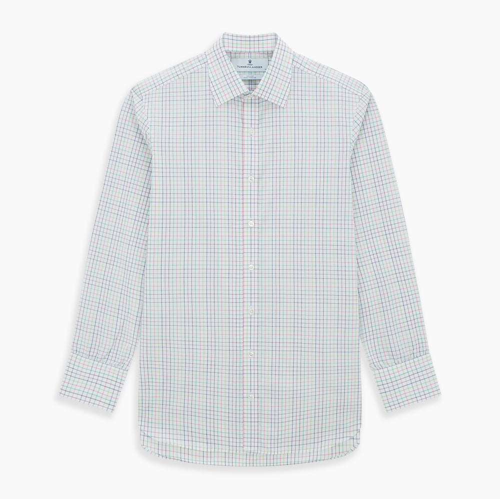 Multicoloured Double Grid Check Mayfair Shirt