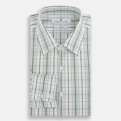 Sage Green Plaid Check Westminster Shirt Image 4