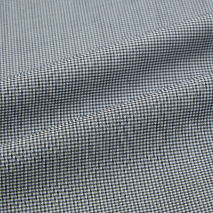 Grey and White Micro Check Westminster Shirt Image 6