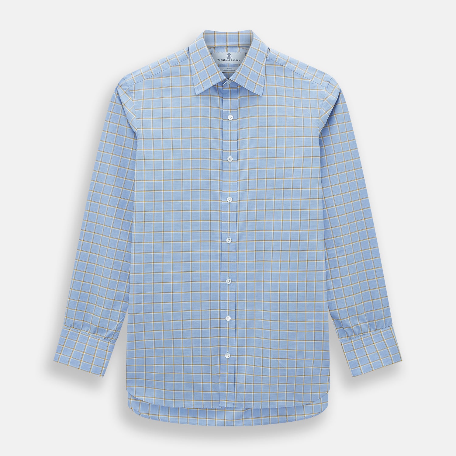 Image 1 of product Blue and Yellow Windowpane Mayfair Shirt