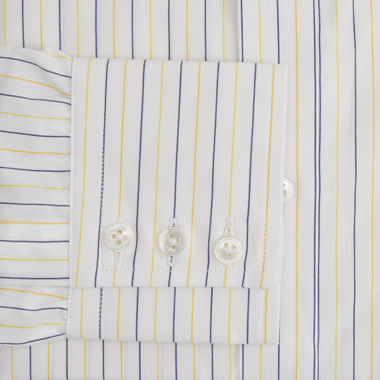 Yellow Double Pinstripe Mayfair Shirt