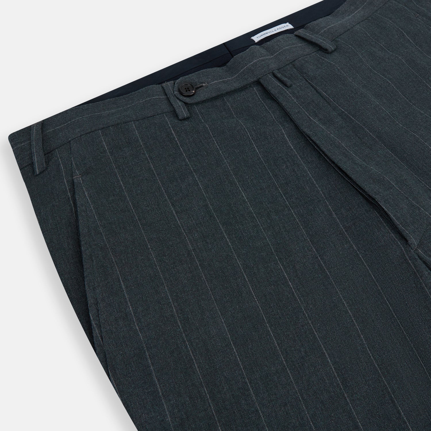Image 2 of product Forest Green Striped Edmund trousers